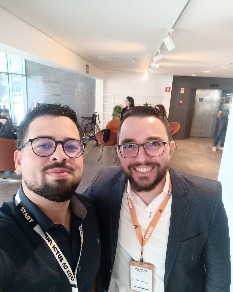 Jefferson Marques com Filipe Detrey, referência em Meta Ads