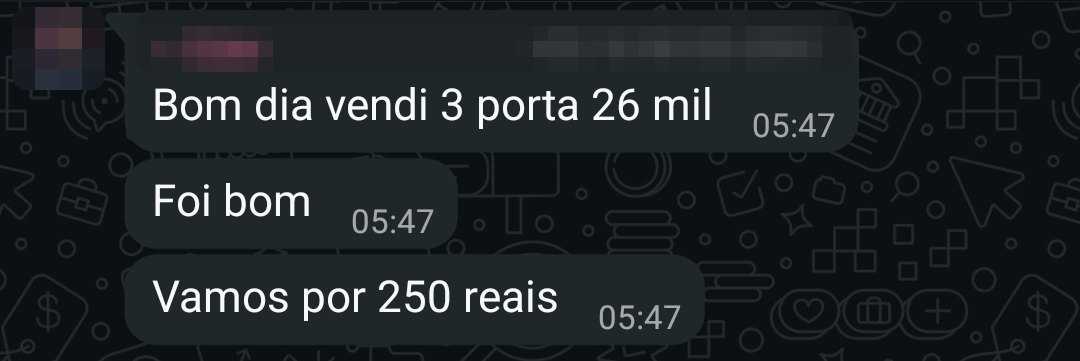 Cliente avisa que vendeu um carro de 26 mil